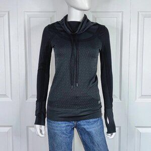 UNDER ARMOUR women's charcoal cowl neck XS